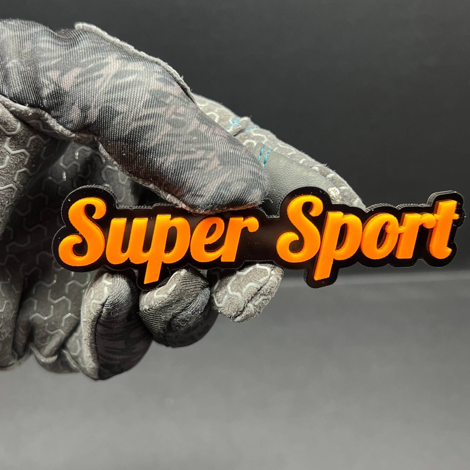 1PCS SUPER SPORT Emblem – Durable 3D Multicolor Acrylic Car & Truck Badge