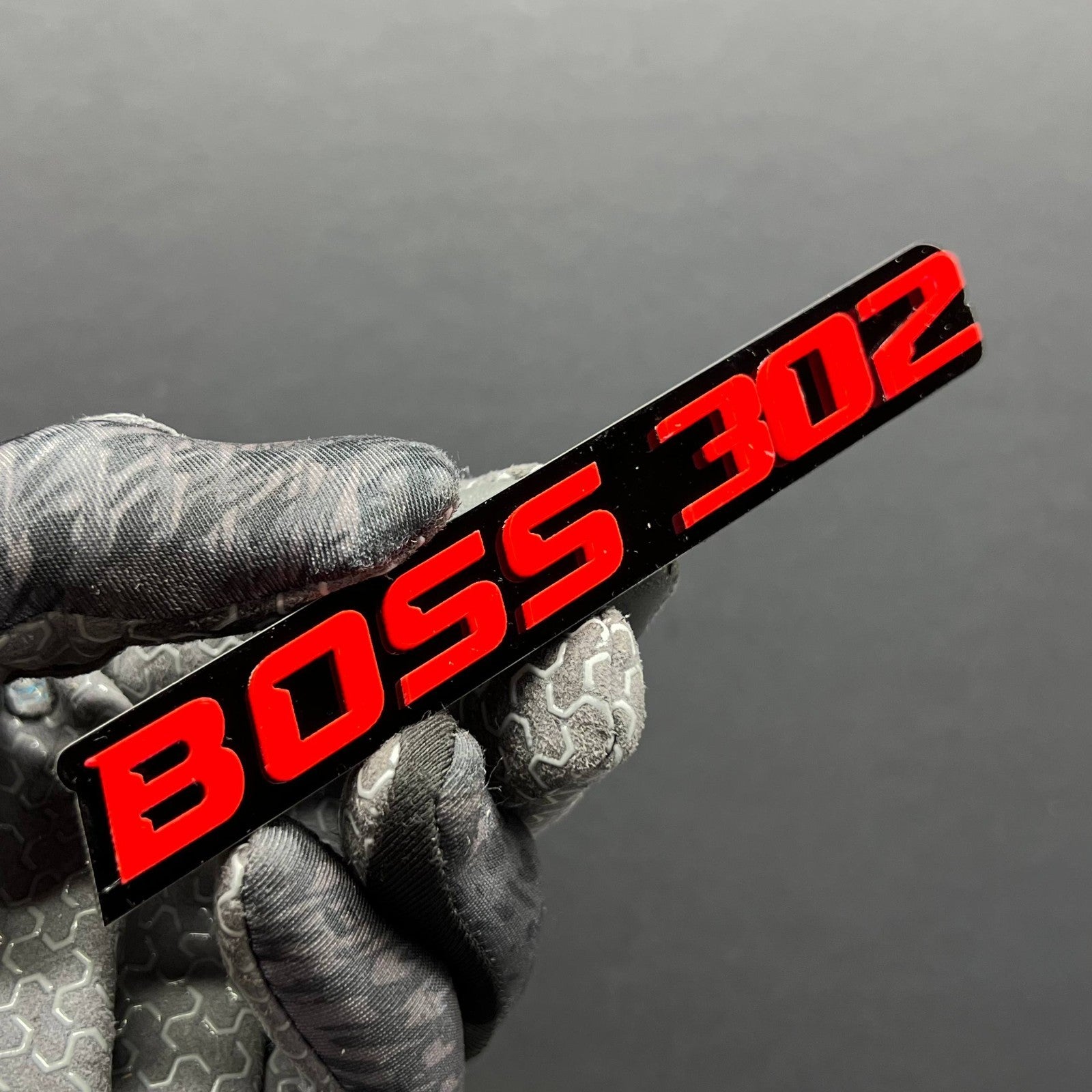 2PCS BOSS 302 Emblems – Durable 3D Multicolor Fender & Tailgate Badges
