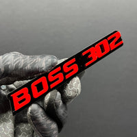 2PCS BOSS 302 Emblems – Durable 3D Multicolor Fender & Tailgate Badges
