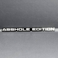 1PC A*S HOLE edition Emblem Custom Fender or Tailgate Badge for Car SUV or Truck