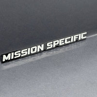 MISSION SPECIFIC Emblem – 3D Multicolor Acrylic Fender & Tailgate Badge (1pcs)