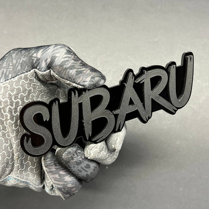 1pcs Subaru 3D Emblem – Multicolor Acrylic Car Badge Decal for Fender & Trunk