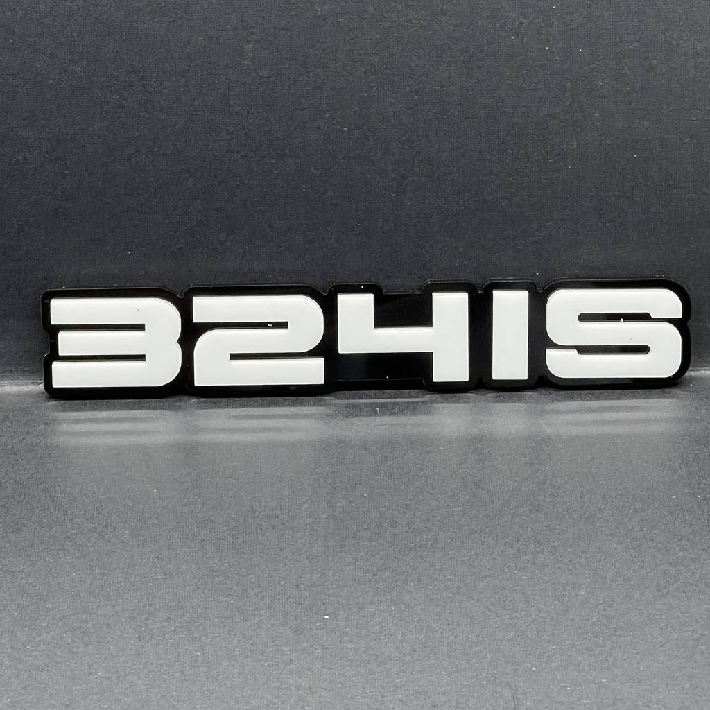 324IS Emblem – Multicolor 3D Acrylic Car, Truck & SUV Exterior Decal (1pcs)