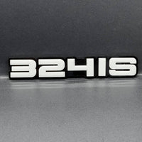 324IS Emblem – Multicolor 3D Acrylic Car, Truck & SUV Exterior Decal (1pcs)