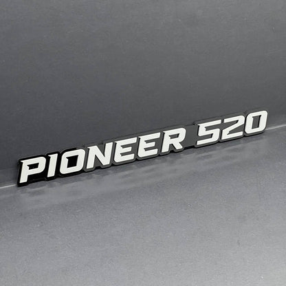 1PC PIONEER 520 Emblem –  3D Acrylic Fender or Tailgate Badge for Car