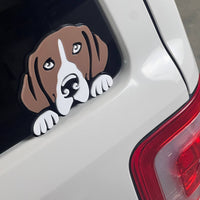 1PCS BEAGLE Emblem – Durable 3D Multicolor Acrylic Dog Lover Car Badge