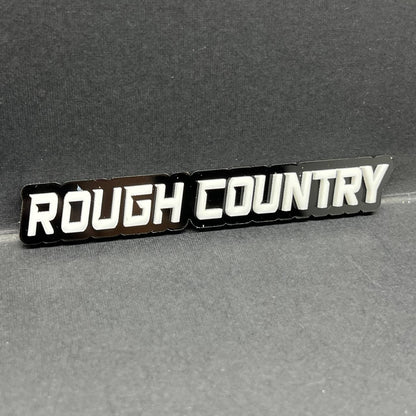 ROUGH COUNTRY 3D Emblem – Multicolor Acrylic Badge for Car, Truck & SUV  1pcs