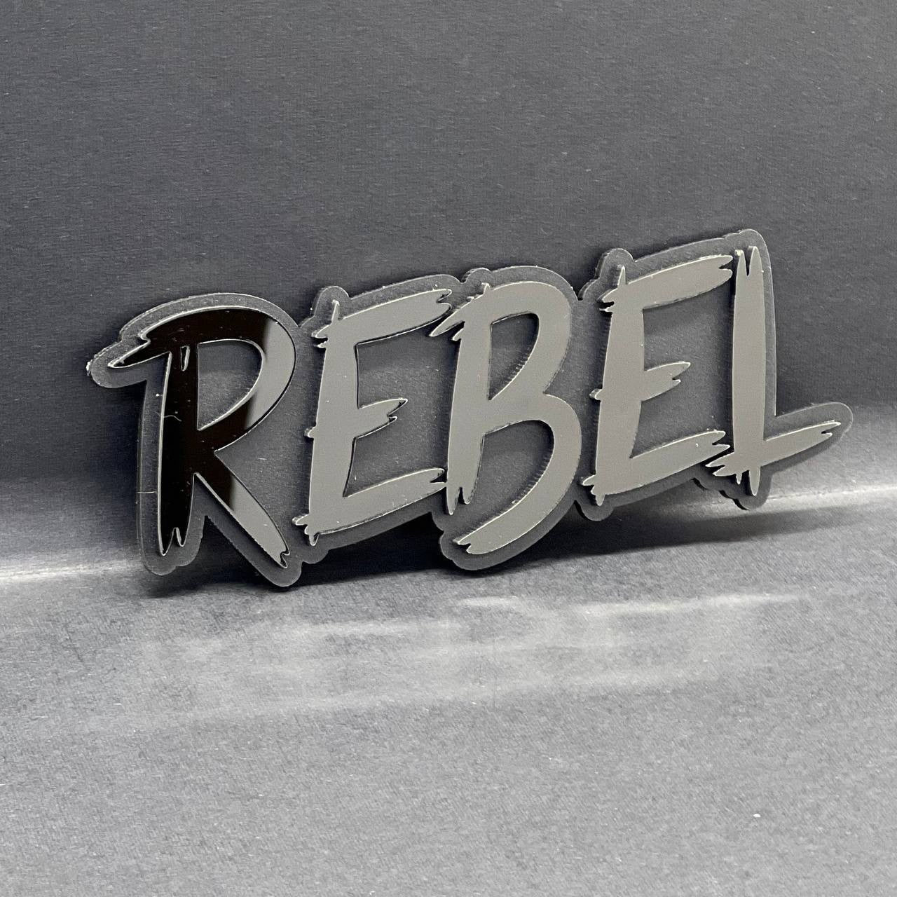 1PC REBEL 3D Emblem Custom Badge Sticker for Car SUV TRUCK