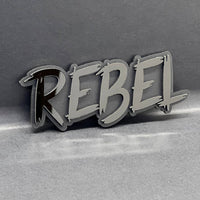 1PC REBEL 3D Emblem Custom Badge Sticker for Car SUV TRUCK