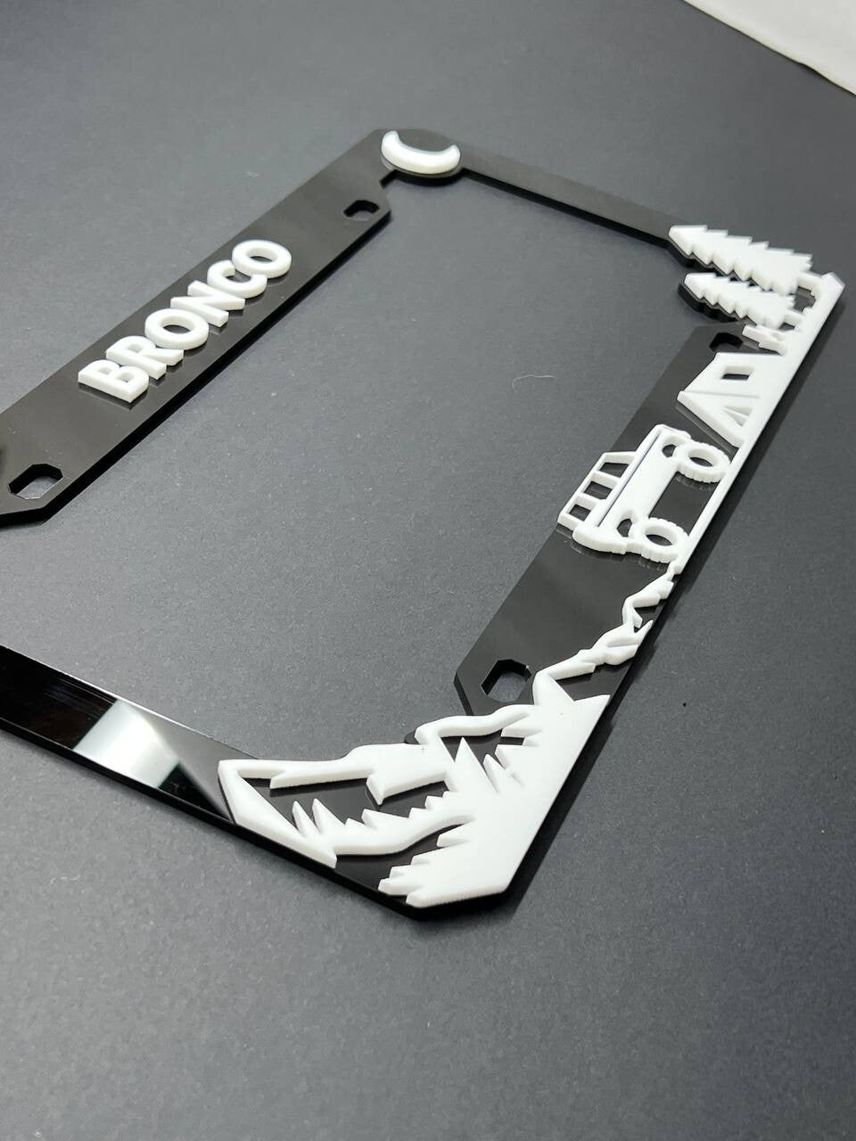 BRONCO Custom LICENSE PLATE FRAME COLOR CHOICE