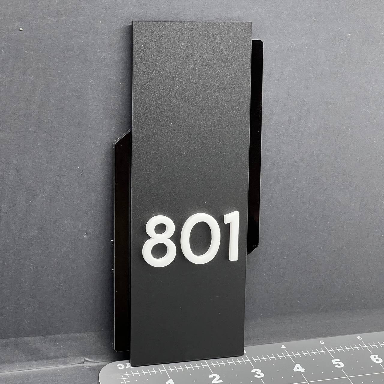 Custom House Number Sign – Personalized Multicolor Address Plaque for Door