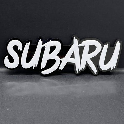 2pcs SUBARU EMBLEMS FENDER EXTERIOR SUBARU BADGE 3D EMBLEMS SUBARU