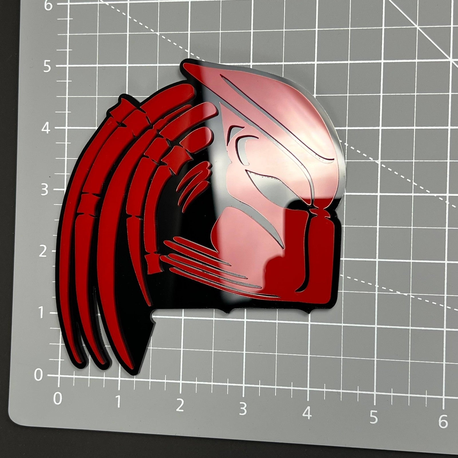 1PC PREDATOR 3D Acrylic Badge – Car Truck Fender Tailgate Trunk Emblem Decal