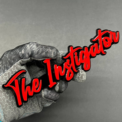 1PC THE Instigator Emblem – 3D Acrylic Multicolor Car Truck SUV Tailgate Badge