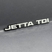 1PC Jetta TDI Emblem – 3D Acrylic Multicolor Car Truck SUV Tailgate Badge