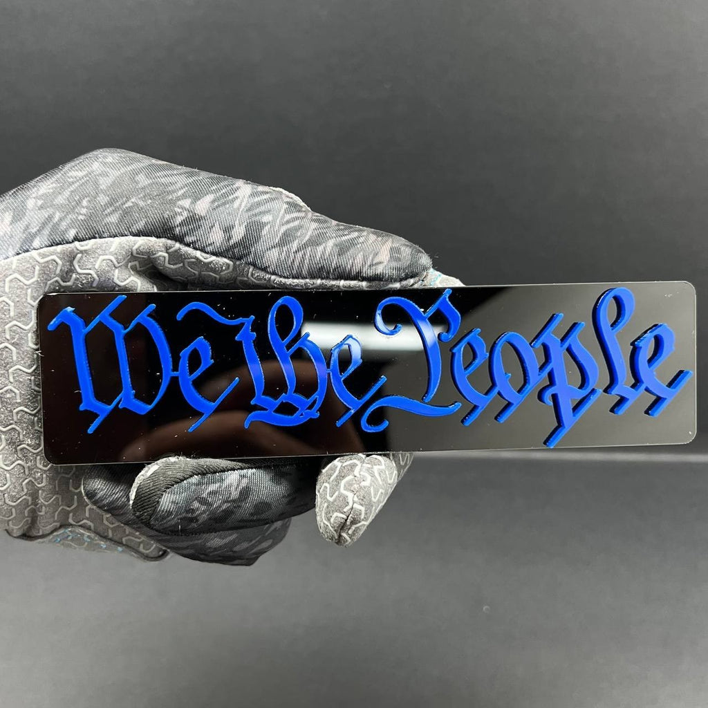 1PC We The People Badge Car Emblem – Patriotic Badge Logo for Car, Truck, or SUV