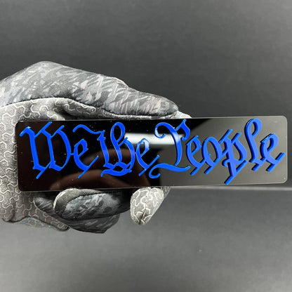 1PC We The People Badge Car Emblem – Patriotic Badge Logo for Car, Truck, or SUV