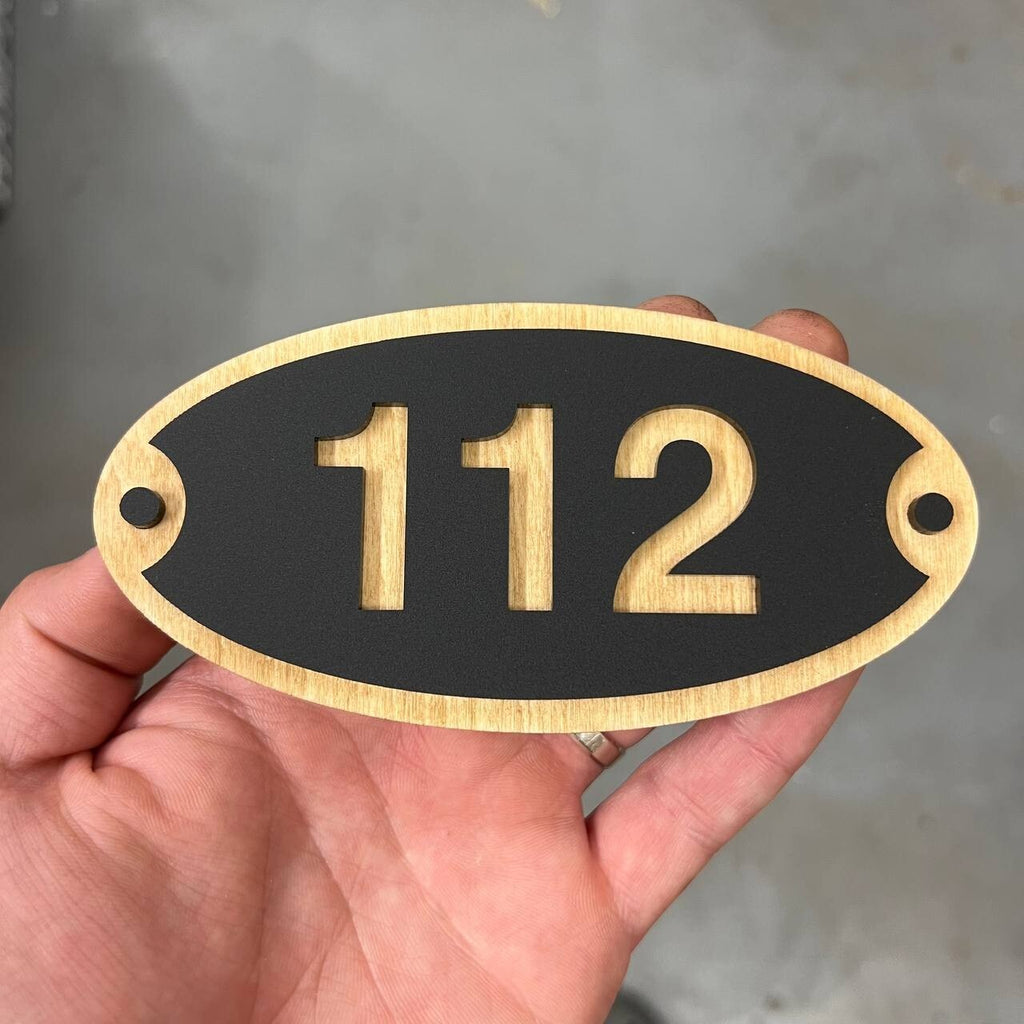 Door Sign House Numbers Laser Cut Custom House Numbers Address Plaques 3d