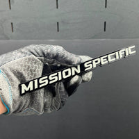 MISSION SPECIFIC Emblem – 3D Multicolor Acrylic Fender & Tailgate Badge (1pcs)