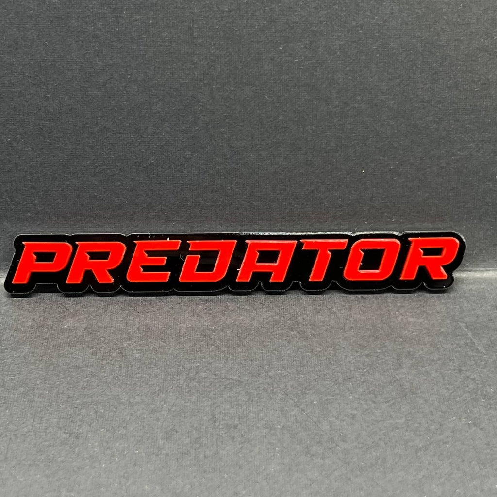 1PC Predator Emblem – Custom 3D Acrylic Multicolor Badge for Ford F-150 & Trucks
