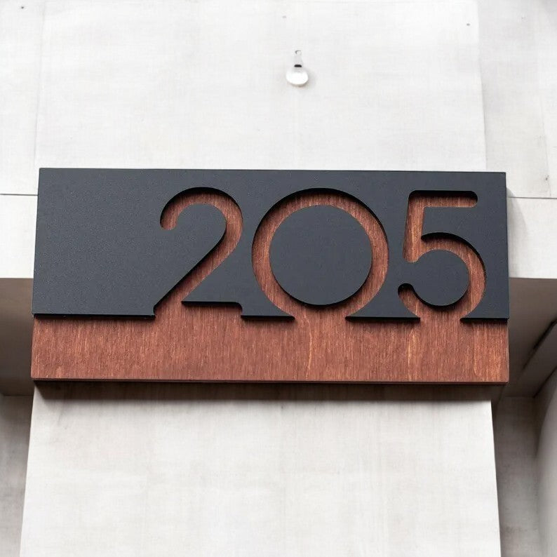 Personalized Home Address Sign house number Custom House Number Plaque