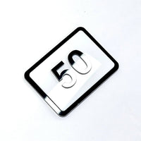 Modern House Signs Plaques Door Numbers 1 - 999 Personalised Name Plate