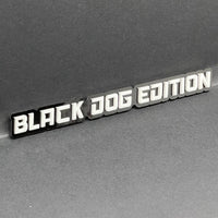 1PC BLACK DOG EDITION Emblem Multicolor Custom Badge Sticker for Car SUV TRUCK