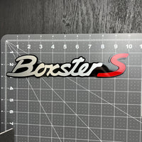 1PCS Boxster S Emblem – Premium 3D Multicolor Acrylic Car Exterior Badge