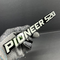 1PC PIONEER 520 Emblem –  3D Acrylic Fender or Tailgate Badge for Car