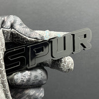 1pc SPUR Multicolor 3D Car Emblem – Easy Install Acrylic Badge for Cars & SUVs