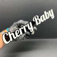 1PC CHERRY BABY Emblem – Custom 3D Multicolor Acrylic Fender & Trunk Badge