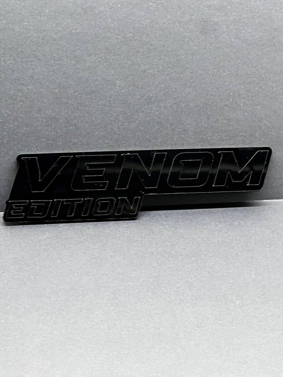 1pcs Venom Black Edition Emblem Car Badges Badass 3D Sticker Decal Multicolor