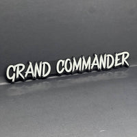 1PC GRAND COMMANDER 3D Emblem – Multicolor Acrylic Tailgate & Fender Badge