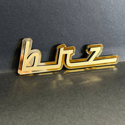 1PC BRZ Emblem – 3D Acrylic Fender or Trunk Badge for Subaru Models