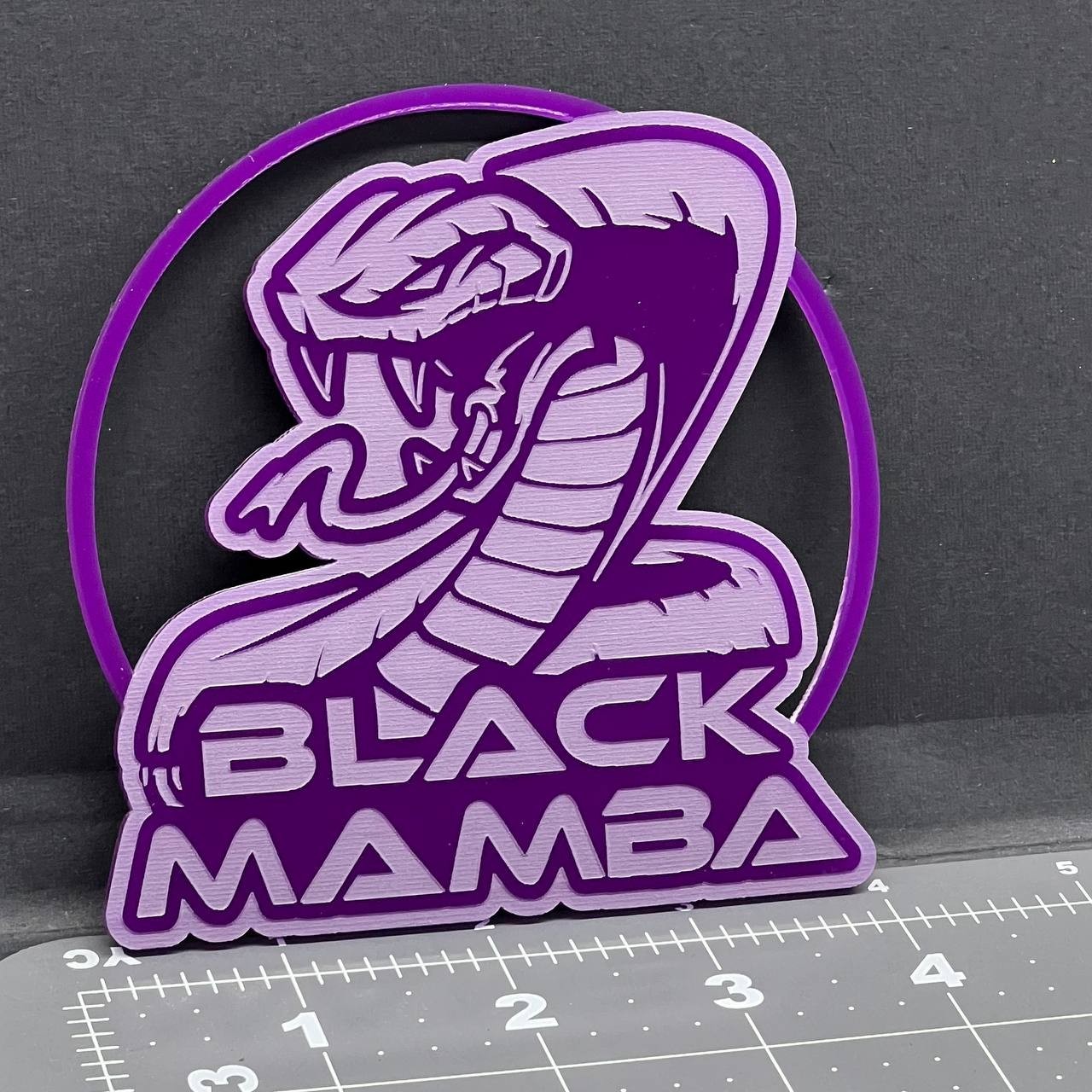 1PC Cobra Snake Emblem – 3D Acrylic Badge Decal Fits Ford Mustang Shelby GT
