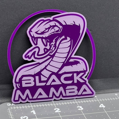 1PC Cobra Snake Emblem – 3D Acrylic Badge Decal Fits Ford Mustang Shelby GT