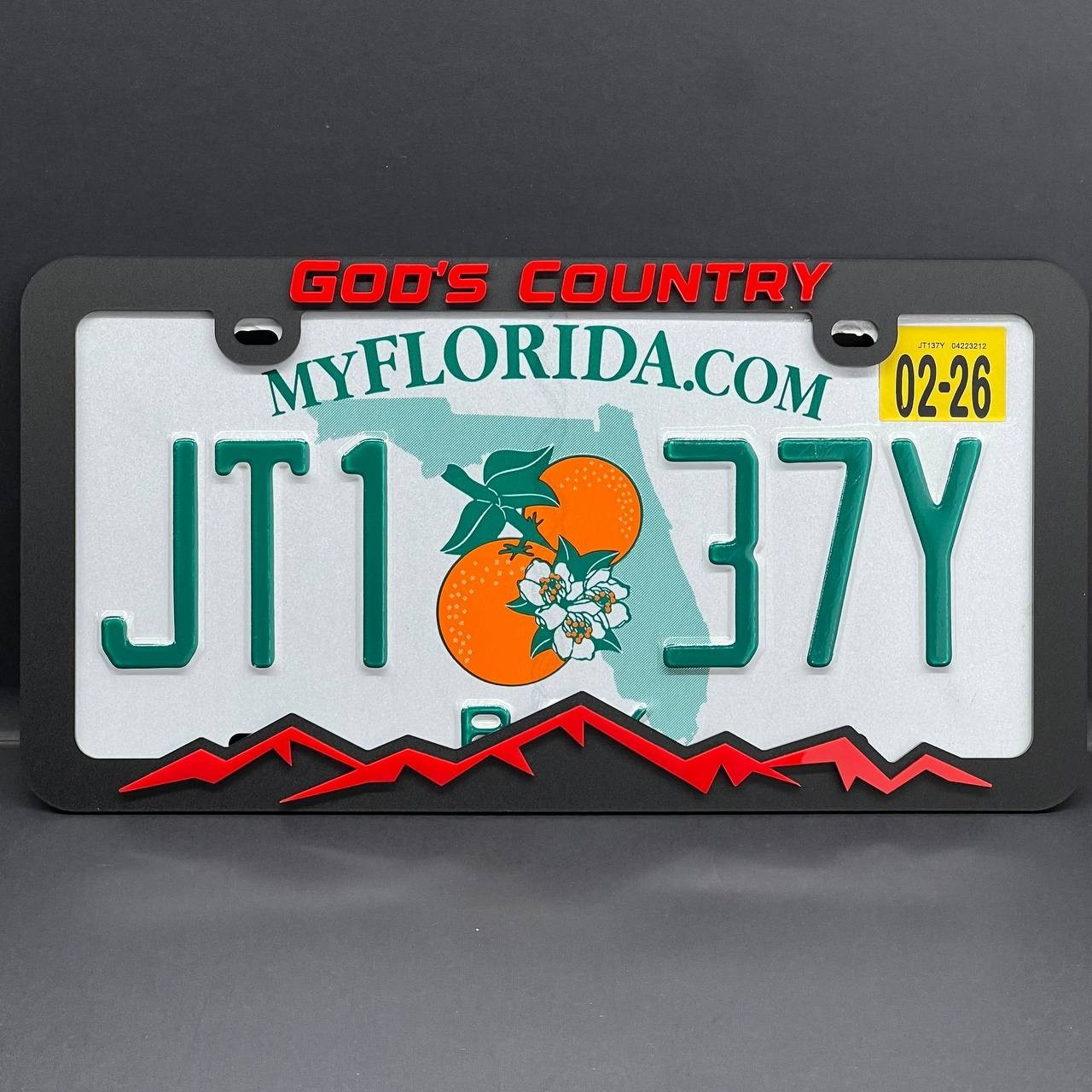 God's Country License Plate Frame Cover – Car Tag Frame for Truck SUV Car