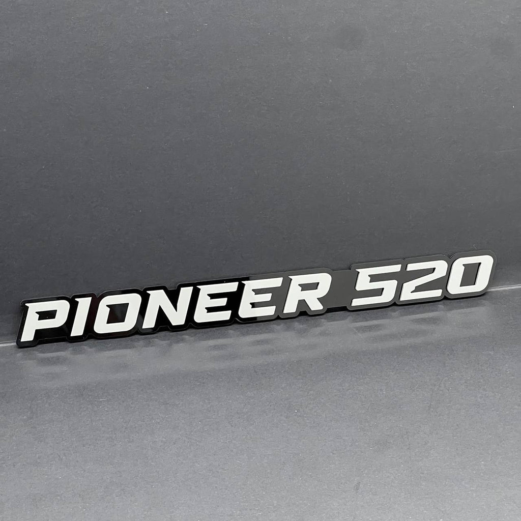 1PC PIONEER 520 Emblem –  3D Acrylic Fender or Tailgate Badge for Car