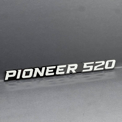 1PC PIONEER 520 Emblem –  3D Acrylic Fender or Tailgate Badge for Car