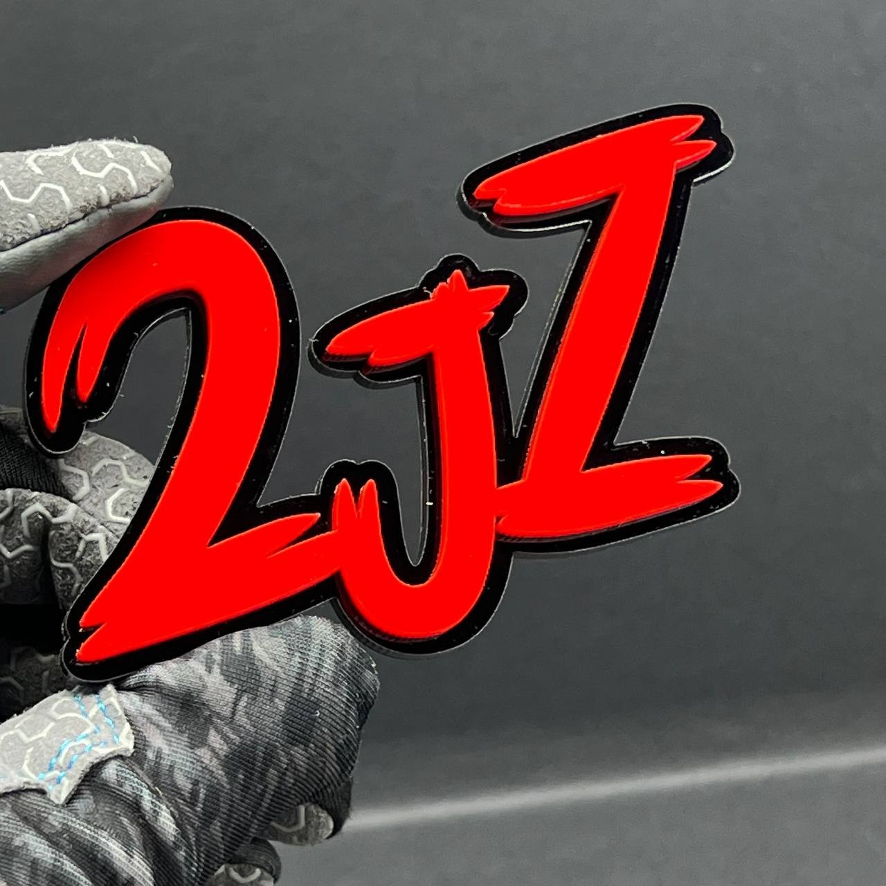 1PC 2JZ Engine Emblem – Custom 3D Multicolor Acrylic Exterior Fender Trunk Badge