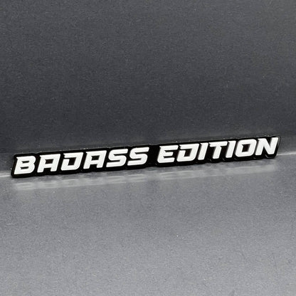 Badass Edition Emblem Badge – Custom 3D Acrylic Car Sticker Decal (1PC)