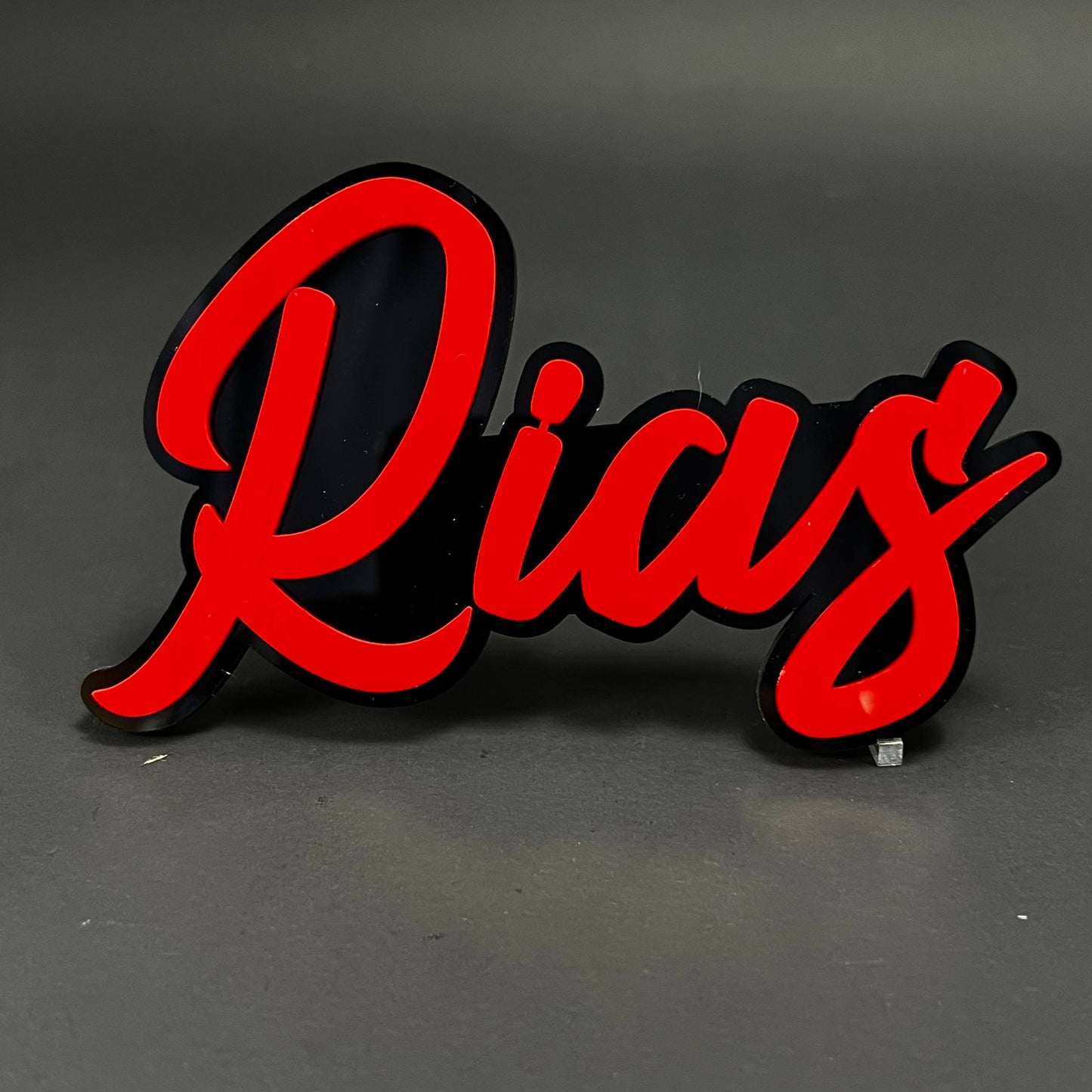 1PC Rias 3D Acrylic Badge - Car Truck Emblem Fender Tailgate Trunk Sticker