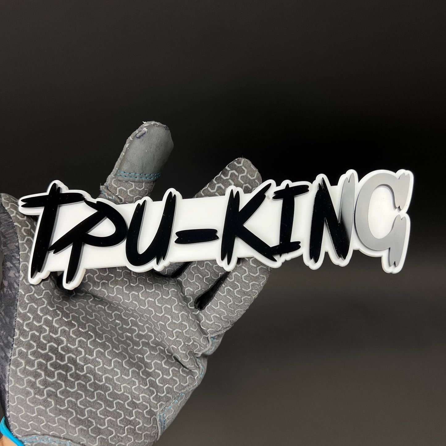 1PC TPU-KING 3D Acrylic Badge - Car Truck Emblem Fender Tailgate Trunk Sticker