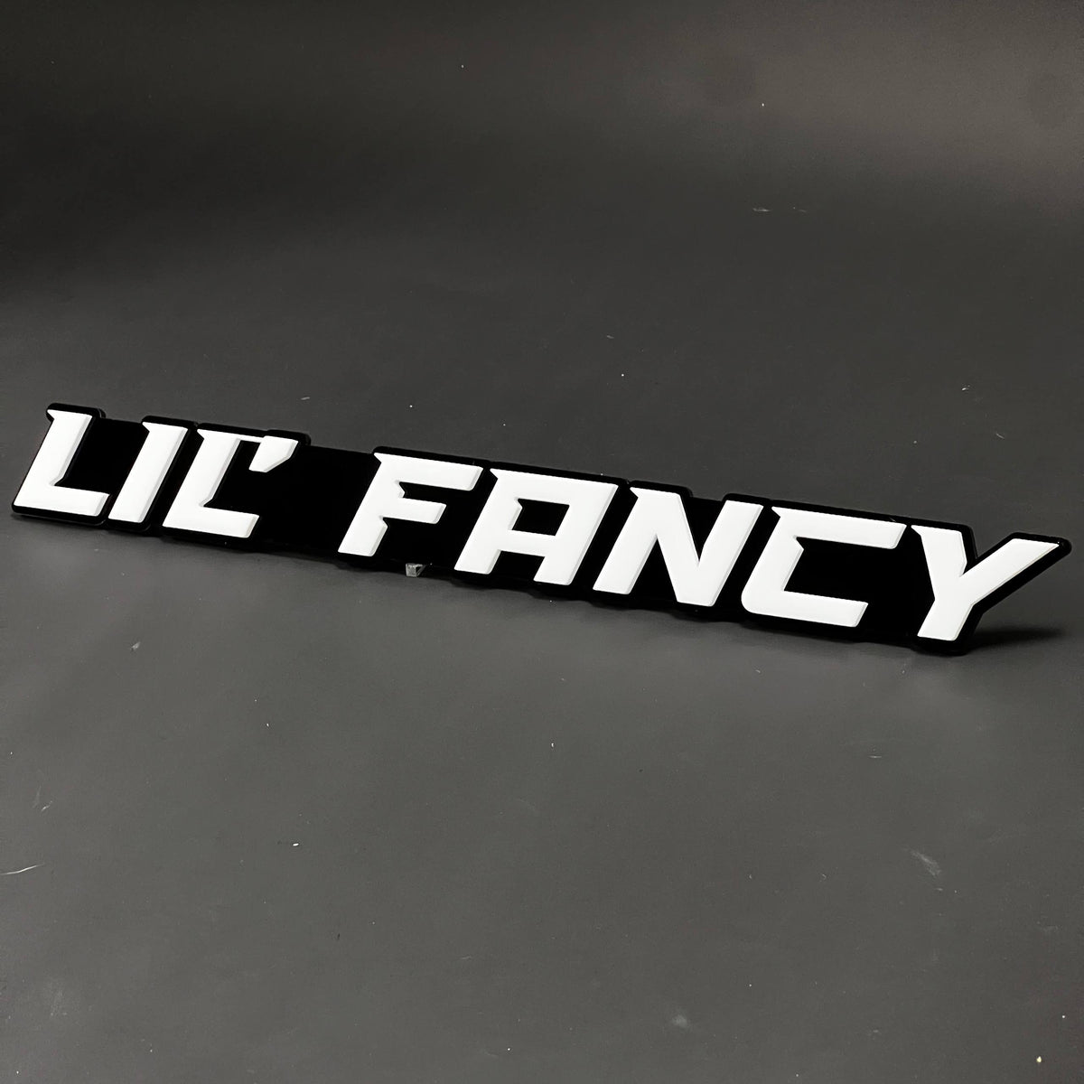 1PC LIL' FANCY 3D Acrylic Badge - Car Truck Emblem Fender Tailgate Trunk Sticker