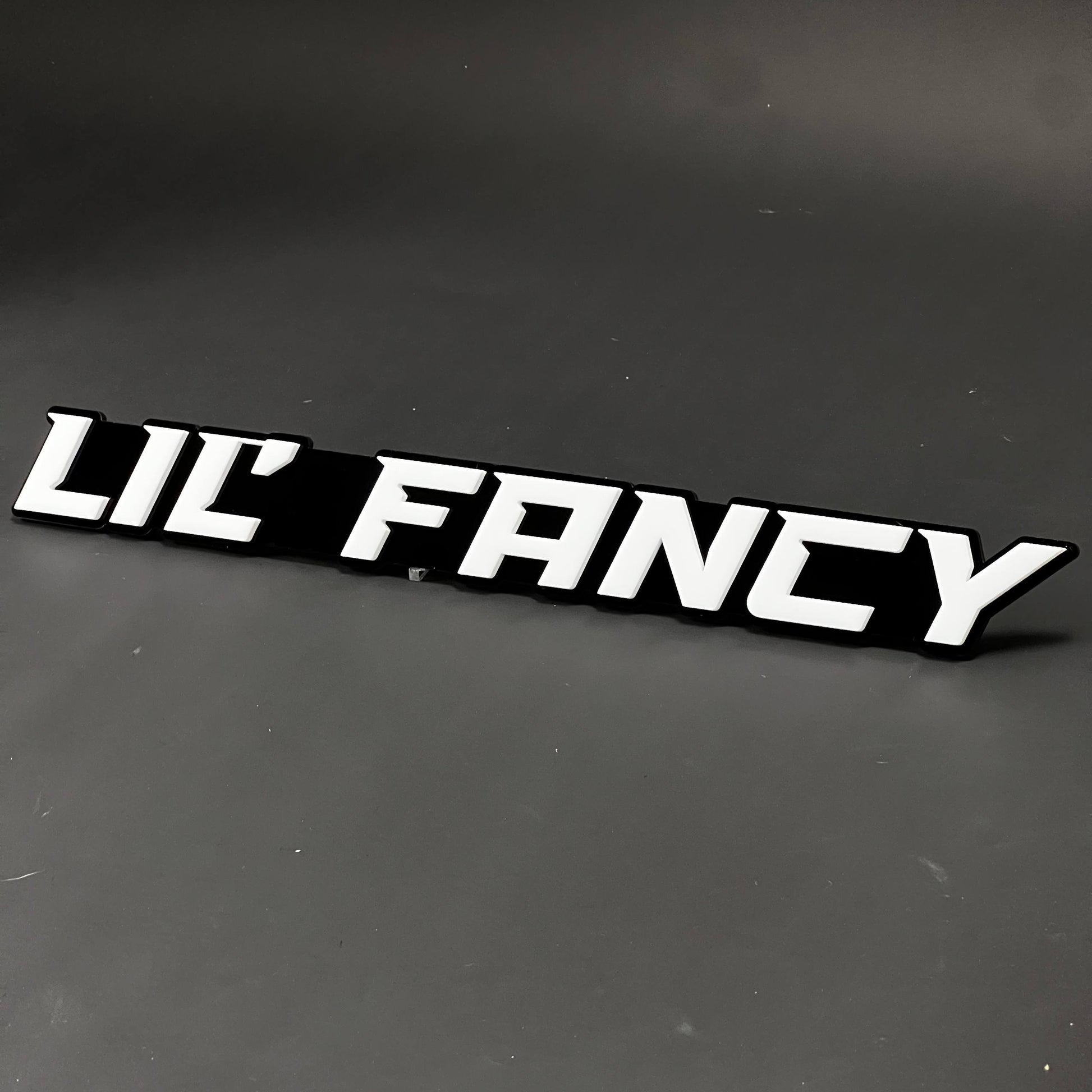 1PC LIL' FANCY 3D Acrylic Badge - Car Truck Emblem Fender Tailgate Trunk Sticker
