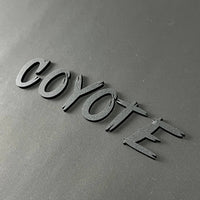 1PC COYOTE 3D Acrylic Badge - Car Truck Emblem Fender Tailgate Trunk Sticker
