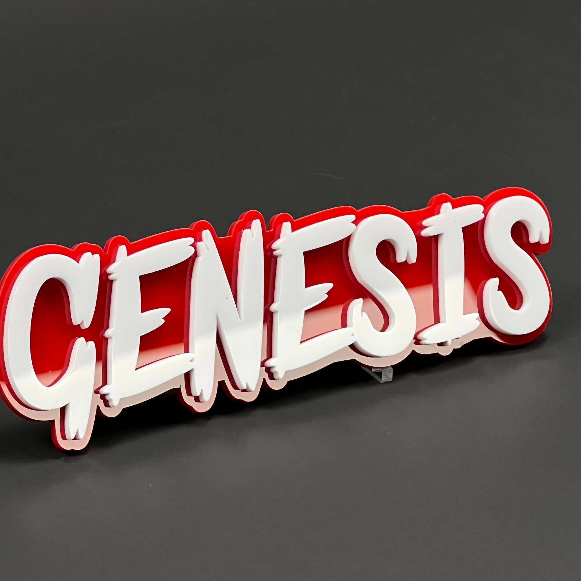 1PC GENESIS 3D Acrylic Badge - Car Truck Emblem Fender Tailgate Trunk Sticker