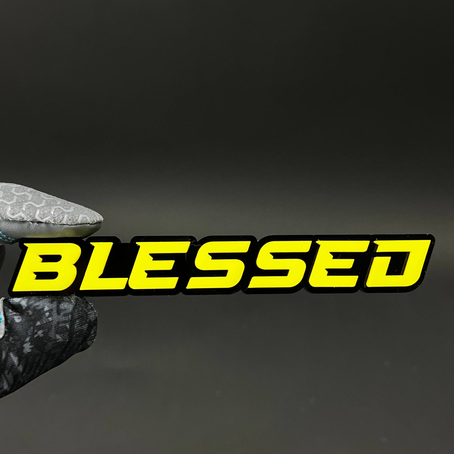 1PC BLESSED 3D Acrylic Badge - Car Truck Emblem Fender Tailgate Trunk Sticker