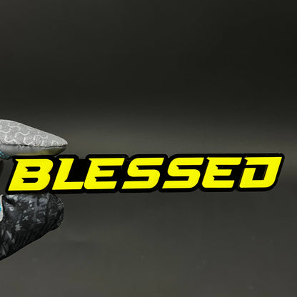 1PC BLESSED 3D Acrylic Badge - Car Truck Emblem Fender Tailgate Trunk Sticker