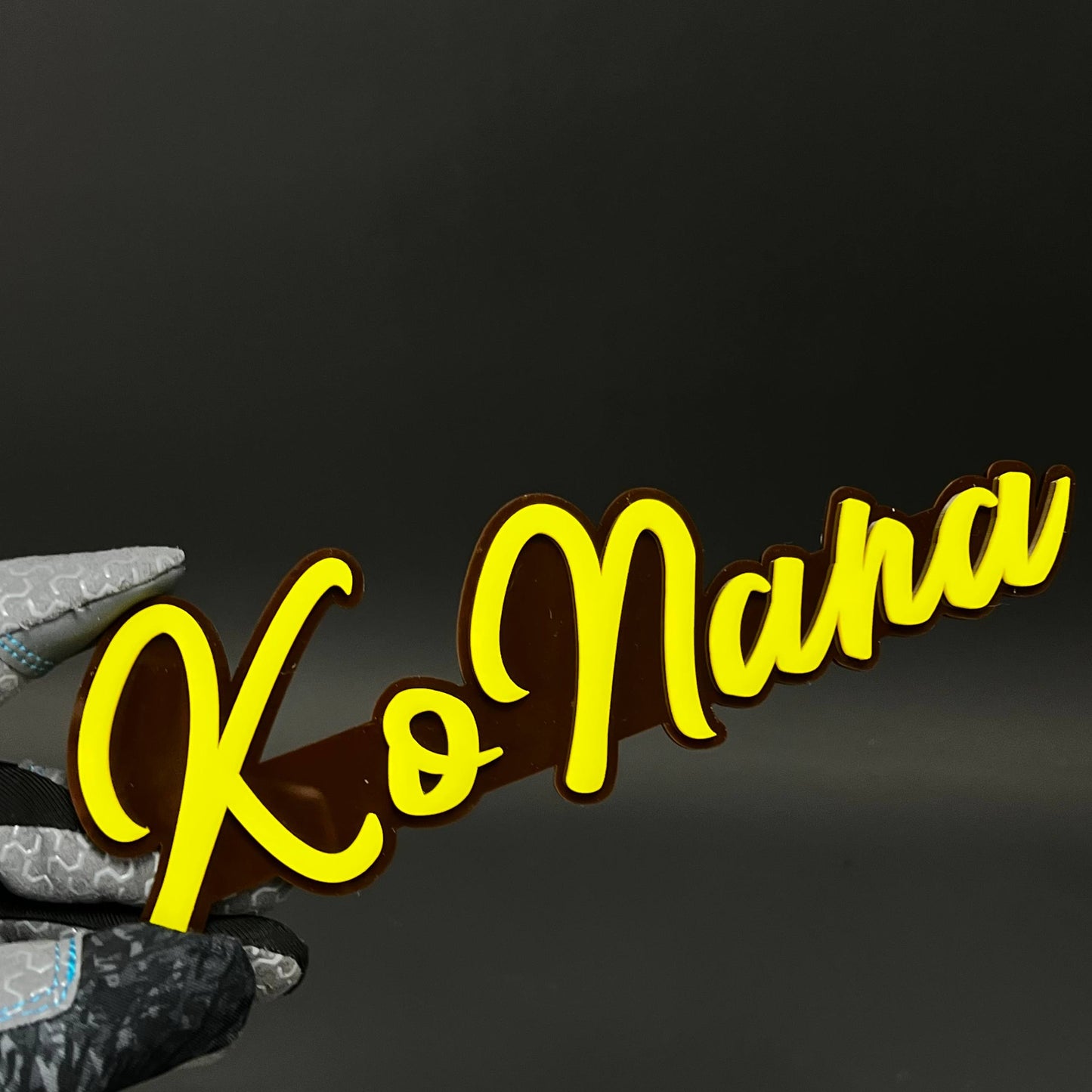 1PC KoNana 3D Acrylic Badge - Car Truck Emblem Fender Tailgate Trunk Sticker